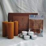 Pack Vibra con la abundancia velas de miel y melts